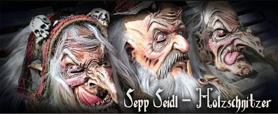 sepp seidl holzschnitzer krampusmaske